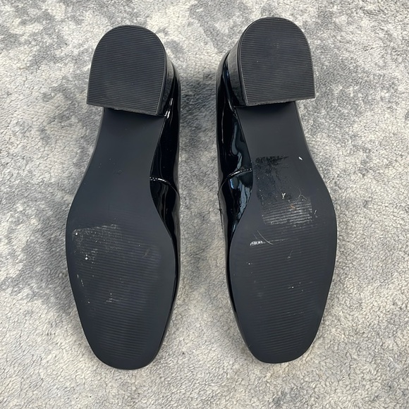 Steve Madden Hawke Patent Slip On Mary Jane Shoes Black Preppy Goth Sz 8 - Picture 11 of 14